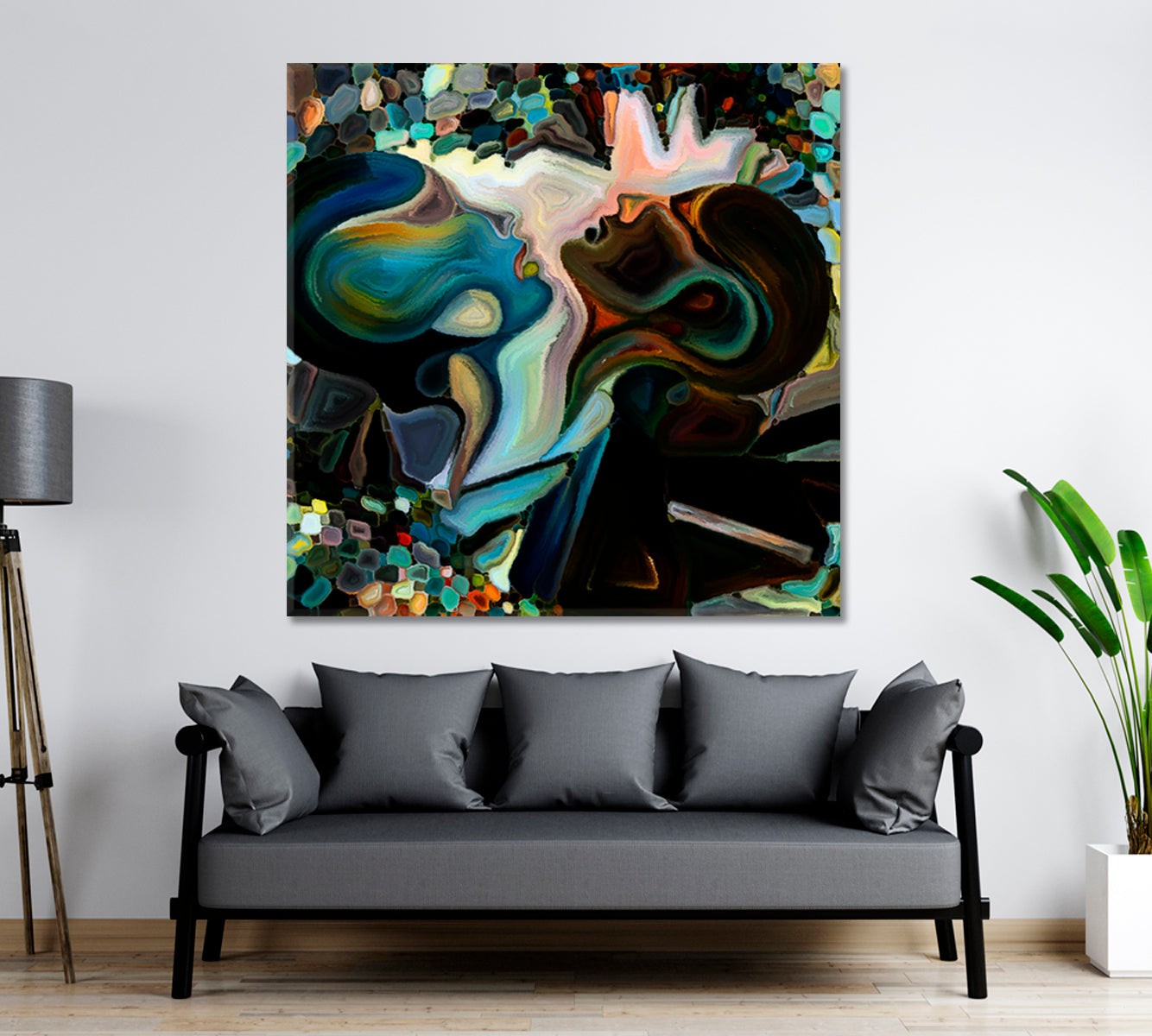 WORLD OF LOVE Abstract Surreal Painting Consciousness Art Artesty   