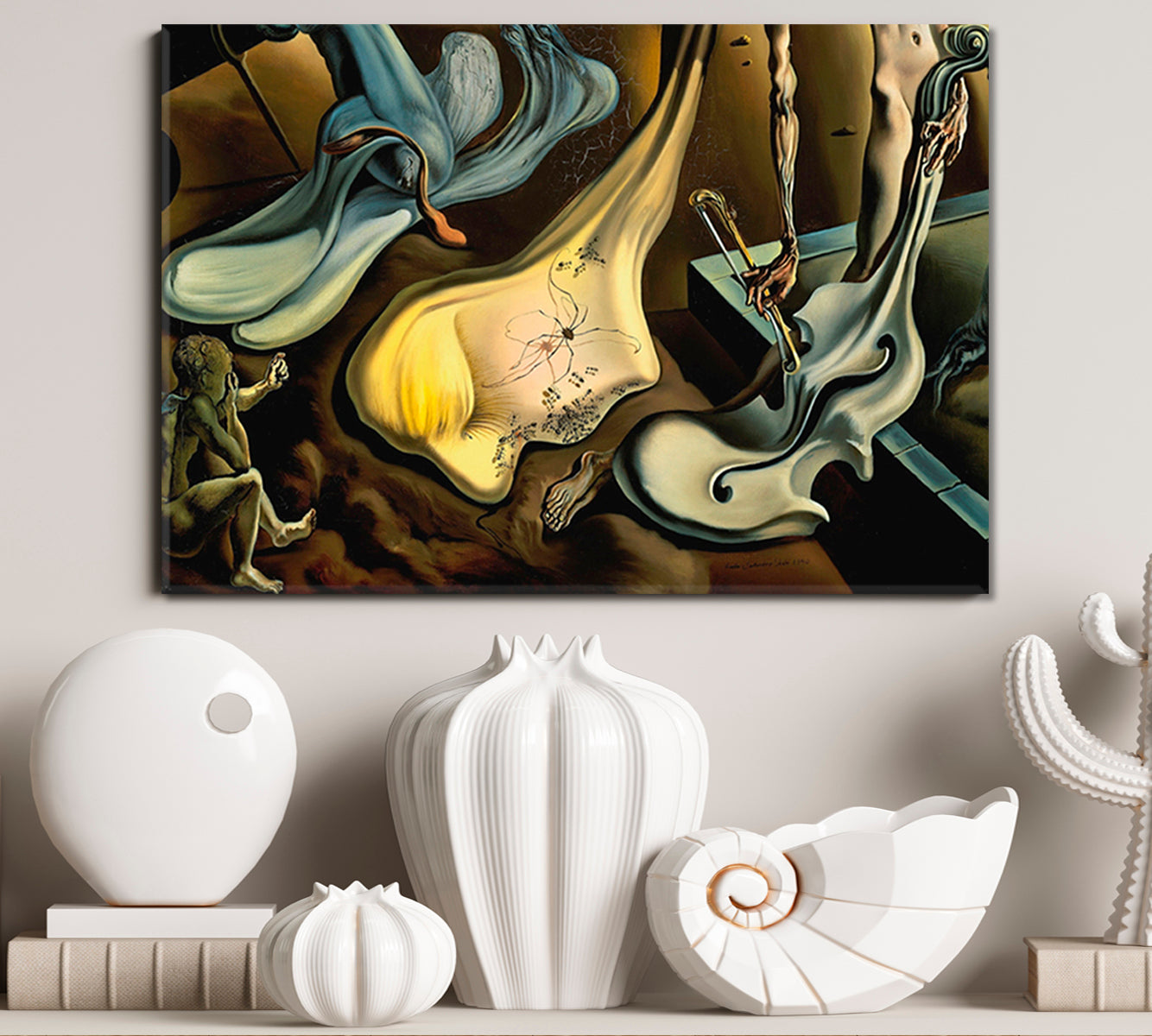 Inspirid by Salvador Dali Surreal Abstract Modern Artwork Surreal Fantasy Large Art Print Décor Artesty   