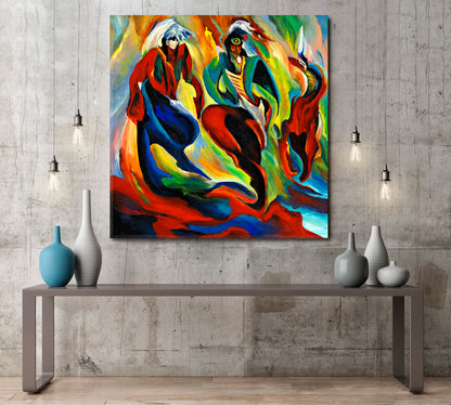 NATIVE AMERICAN Abstract Modern Artwork Native American Painting Abstract Art Print Artesty   