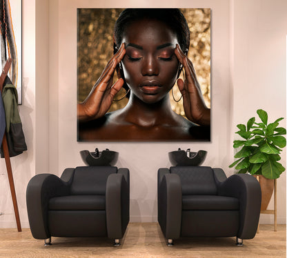 Extraordinary Beautiful African American Model Beauty Salon Artwork Prints Artesty   