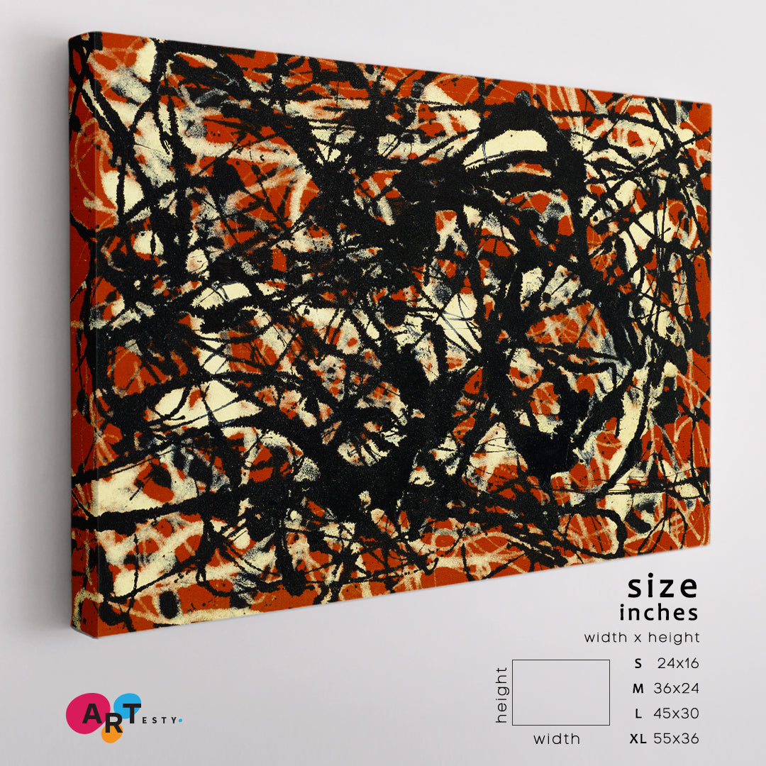 FREE FORM Abstract Jackson Pollock Style Artesty Com