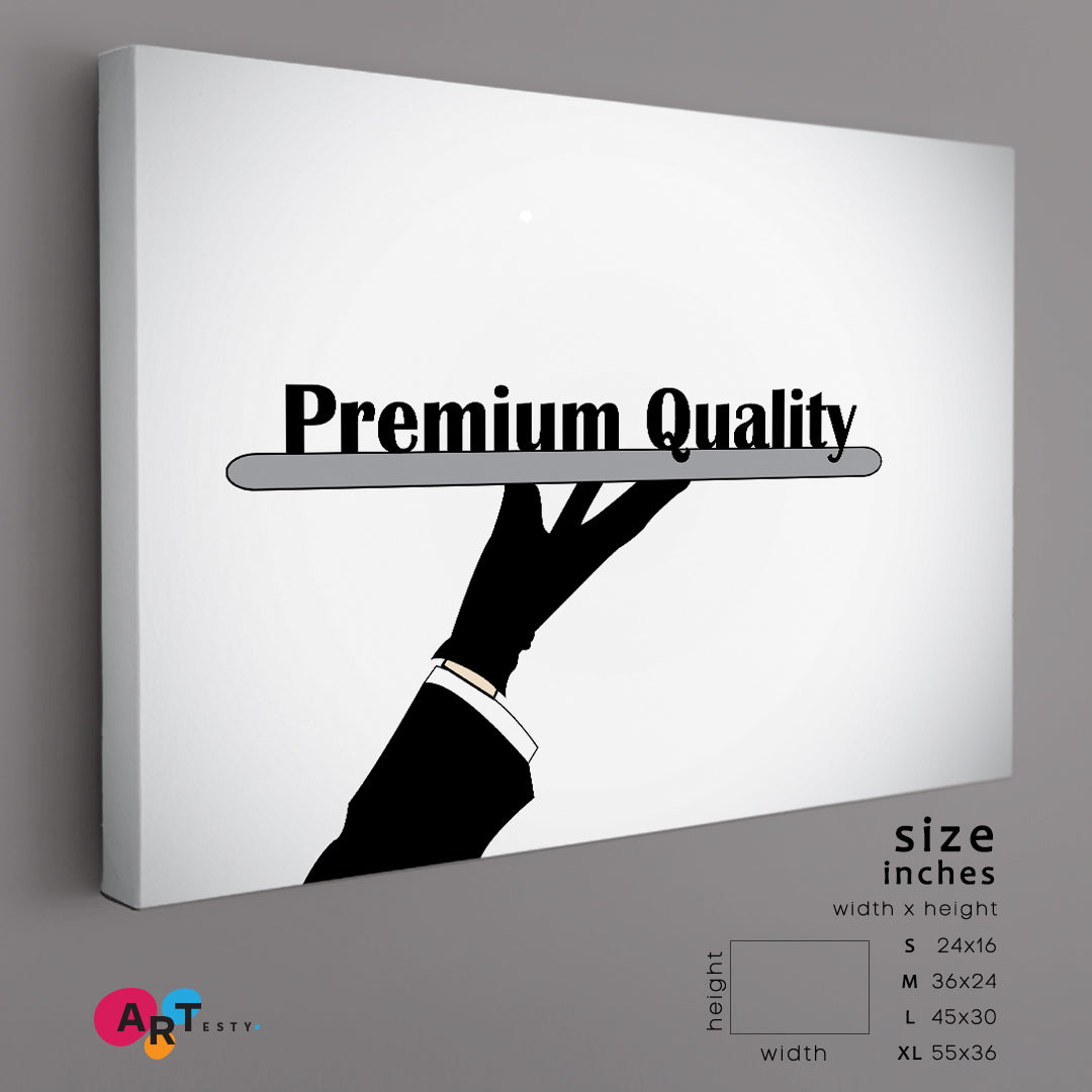 PREMIUM QUALITY Professional Hand Business Concept Business Concept Wall Art Artesty 1 panel 24" x 16" 