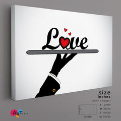 LOVE Business with Love Business Concept Wall Art Artesty   
