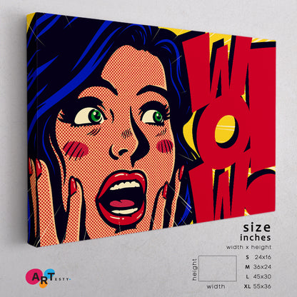 Old Pop Art Style Comic Retro Poster Design Pop Art Canvas Print Artesty   