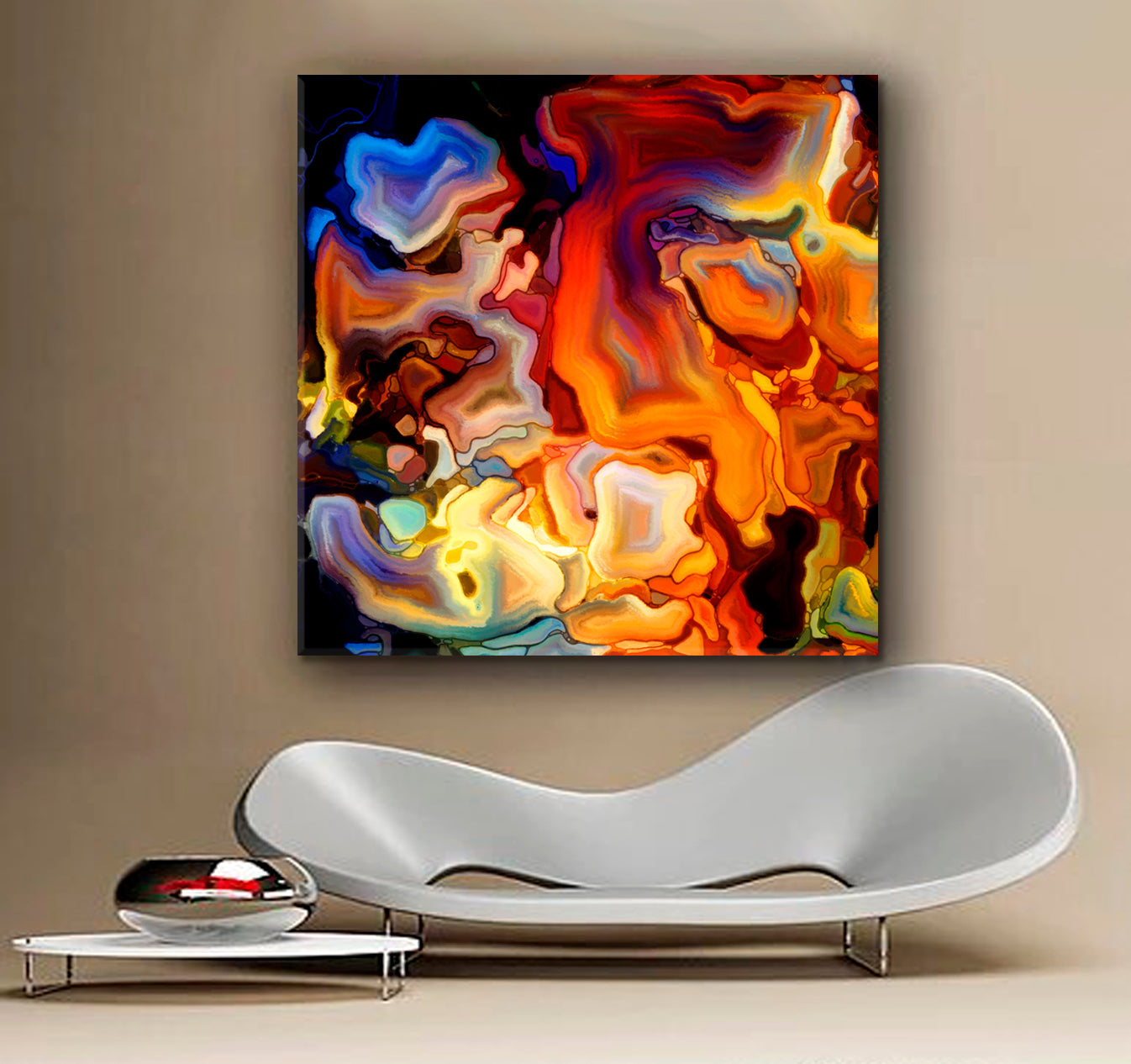 ABSTRACT Trendy Contemporary Art - Square Panel Contemporary Art Artesty   