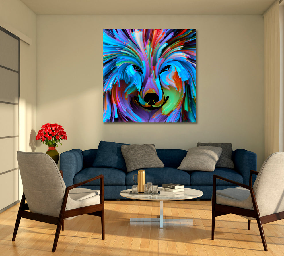 Shapes and Colors in the Animal World Art For Home Wall Decor - Artesty.com