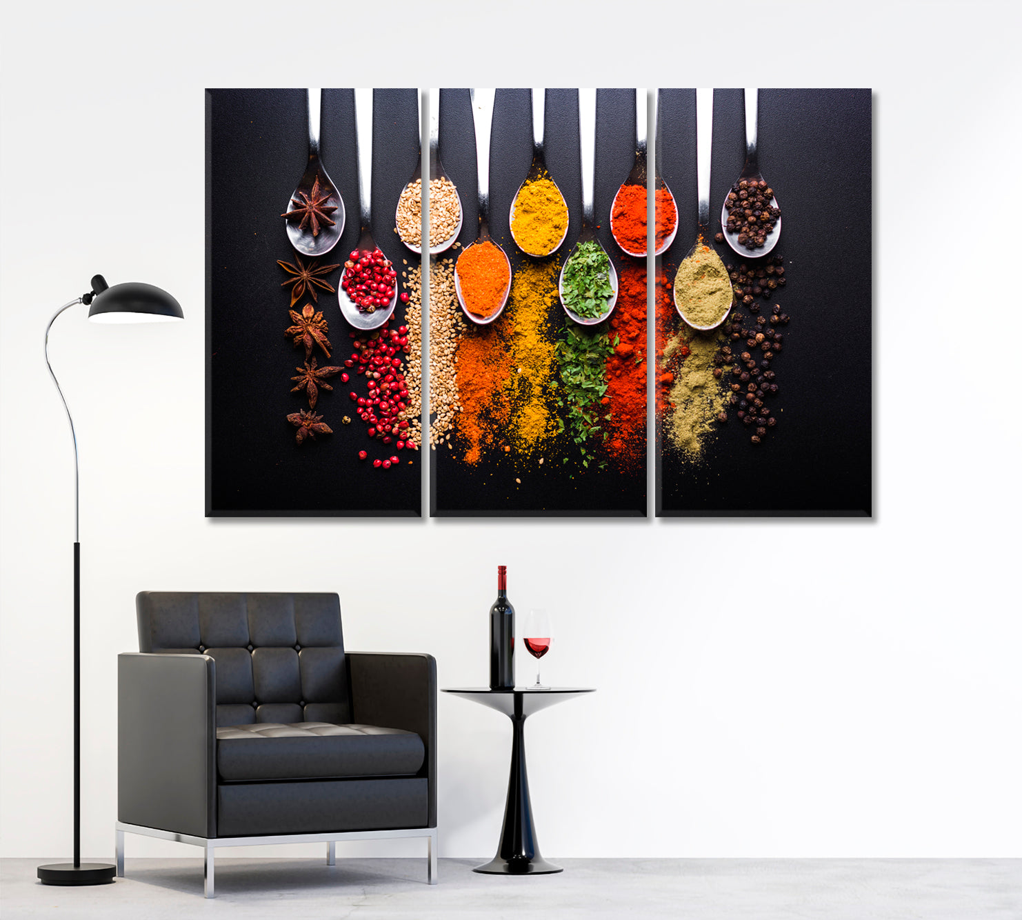 Spices And Condiments Poster Restaurant Modern Wall Art Artesty   