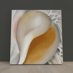 SHELLS Sea Life Natural Instinct Abstract Forms - Square Abstract Art Print Artesty   
