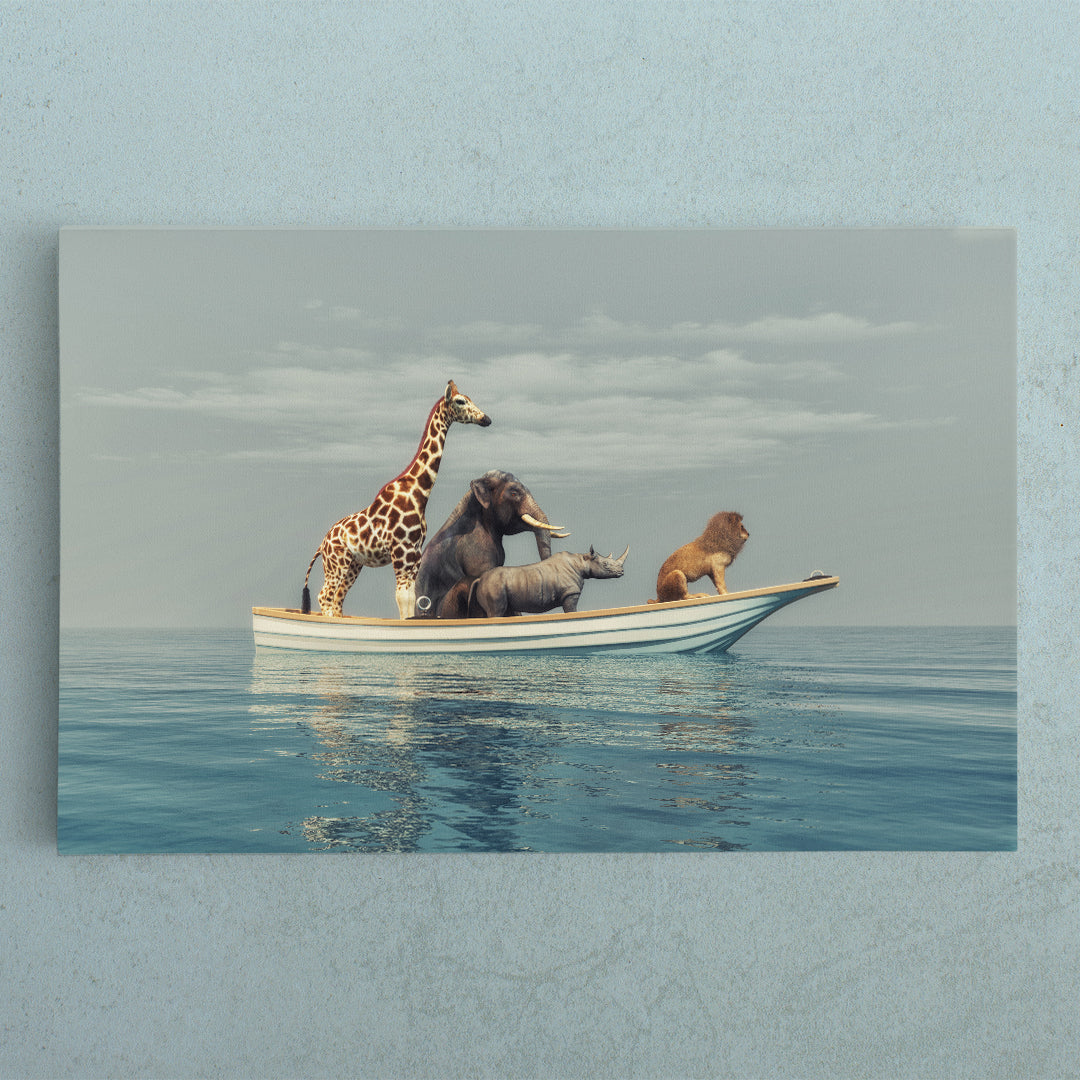 WILD ANIMALS Poster Animals Canvas Print Artesty   